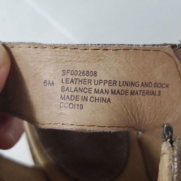 Soft McKenna Metallic Braided Peep Toe Leather Comfort Heeled Sandals US Size 6M - Picture 8 of 10